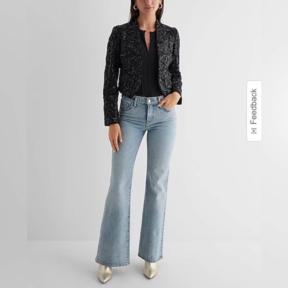 NWT EXPRESS Beaded Jacket, SMALL - Picture 5 of 8